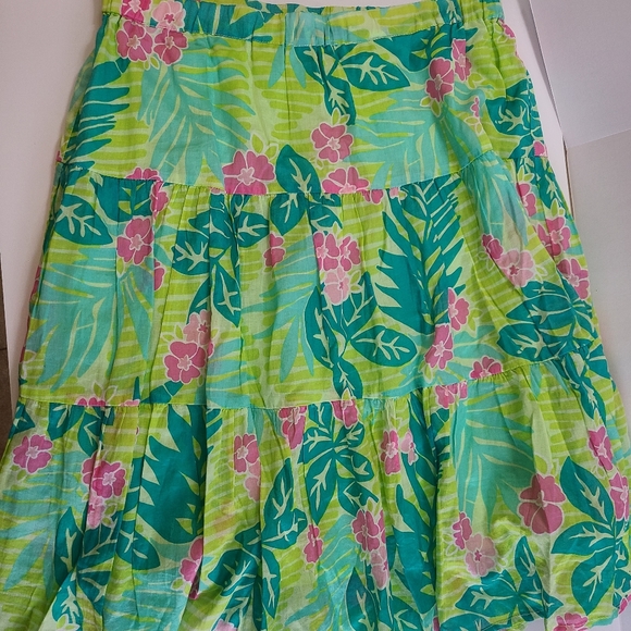 Lilly Pulitzer Dresses & Skirts - Lily Pulitzer Dopanine Tiered Colorful Summer Travel Skirt Size XS